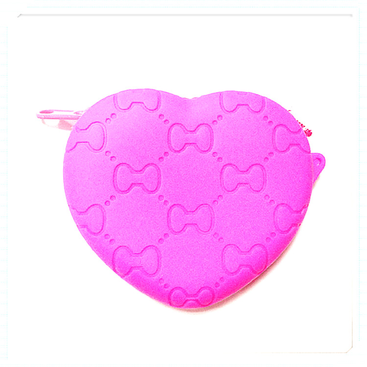 東莞市博高硅膠制品有限公司-硅膠心形拉鏈包 東莞市博高硅膠制品有限公司-硅膠心形拉鏈包