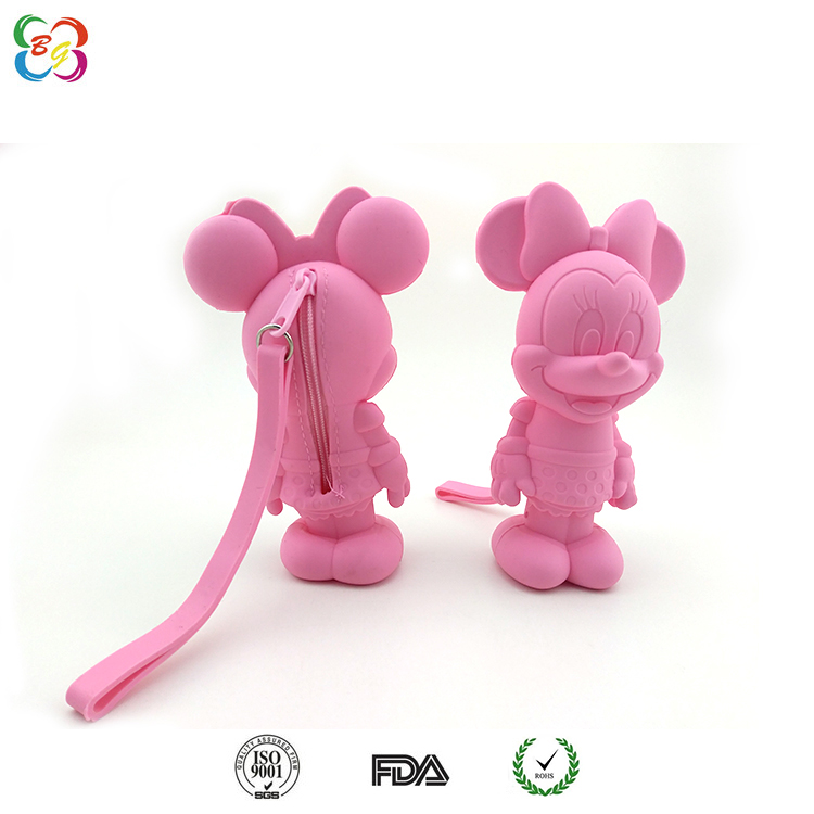 東莞博高米老鼠硅膠零錢包