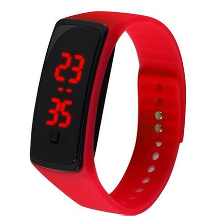 硅膠電子手表 硅膠電子手表