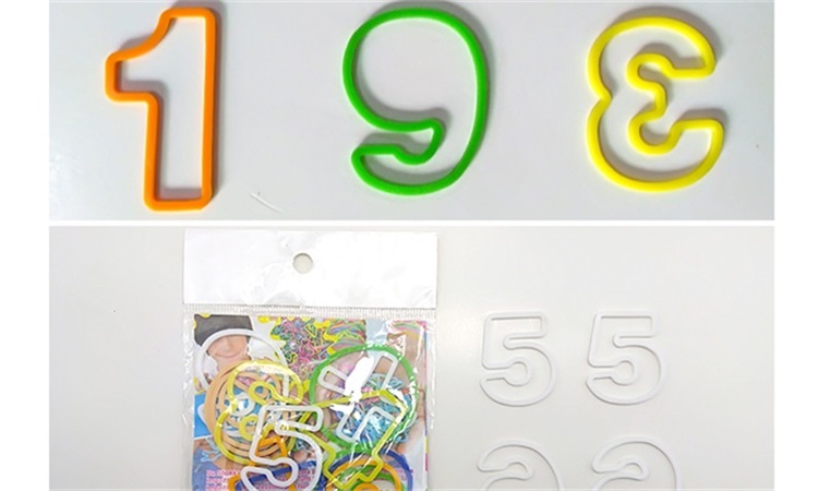 硅膠數(shù)字橡皮筋