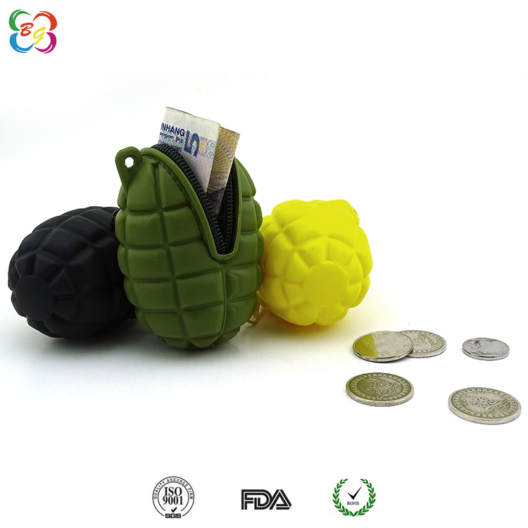 東莞博高硅膠手雷零錢包重磅演繹奇趣造型